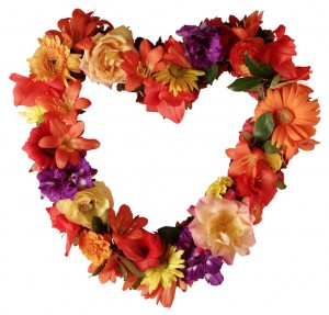 Autumn Floral Heart